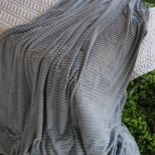 Cobertor Casal Canelado - Várias Cores