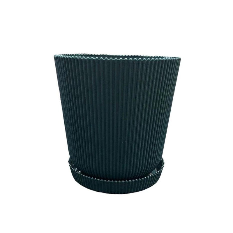 Vaso de Flor Cachepô Decorativo com Bandeja