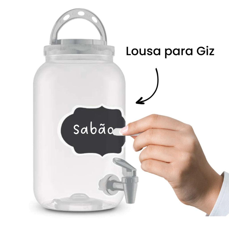 Dispenser para Lavanderia 3,6 Litros - 3 Peças